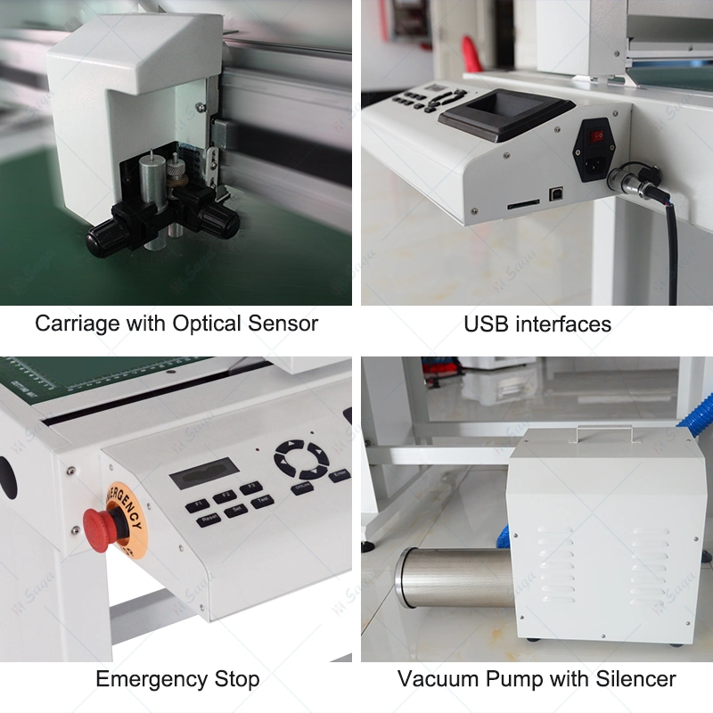 Digital Optical Sensor Flatbed Paper Cutter Machine Die Cutting Plotter